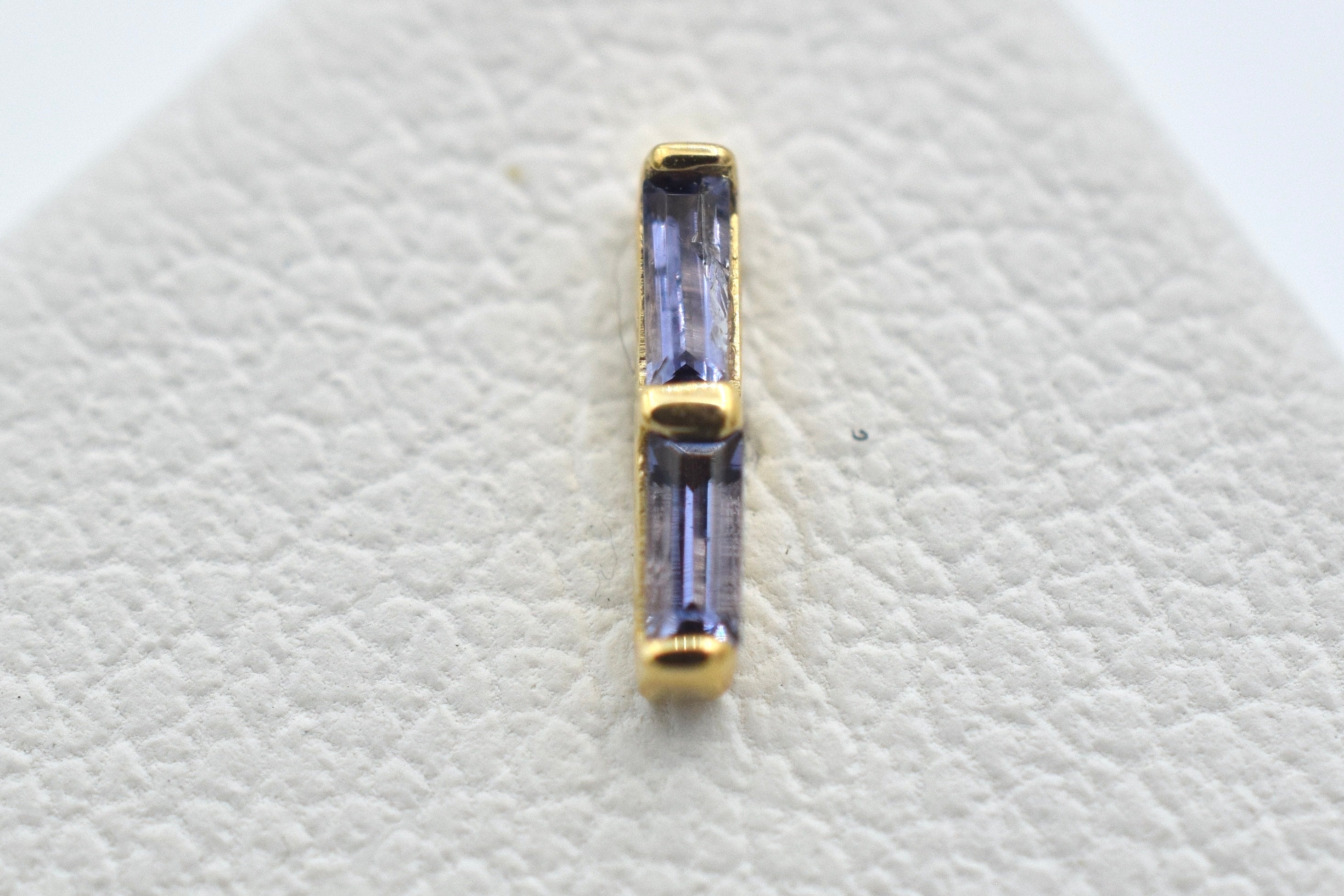 Rosalia Iolite Double Baguette by BVLA