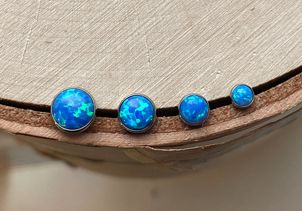 14g Threaded Opal Cabochon