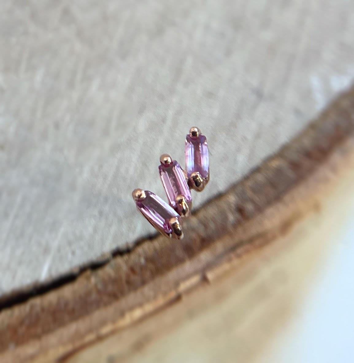 Staxx Pink Sapphire by Buddha Jewelry