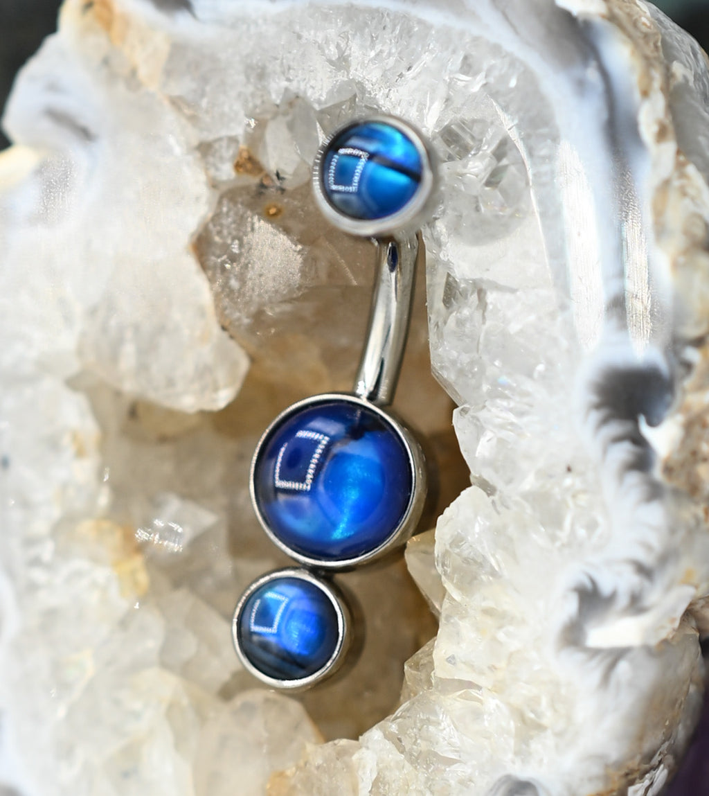 Gemini Natural Stone Navel Curve by Industrial Strength