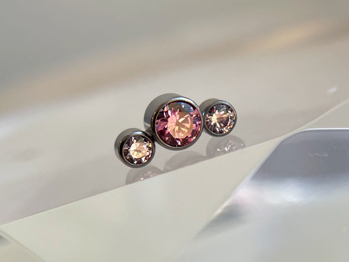 3-Gem Pink Power Dreamland Cluster by NeoMetal