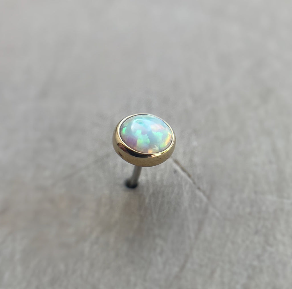 Bezel-Set Cup with Opal by Junipurr