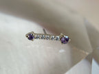 Hannah (Amethyst CZ) by Mushroom Body Jewelry