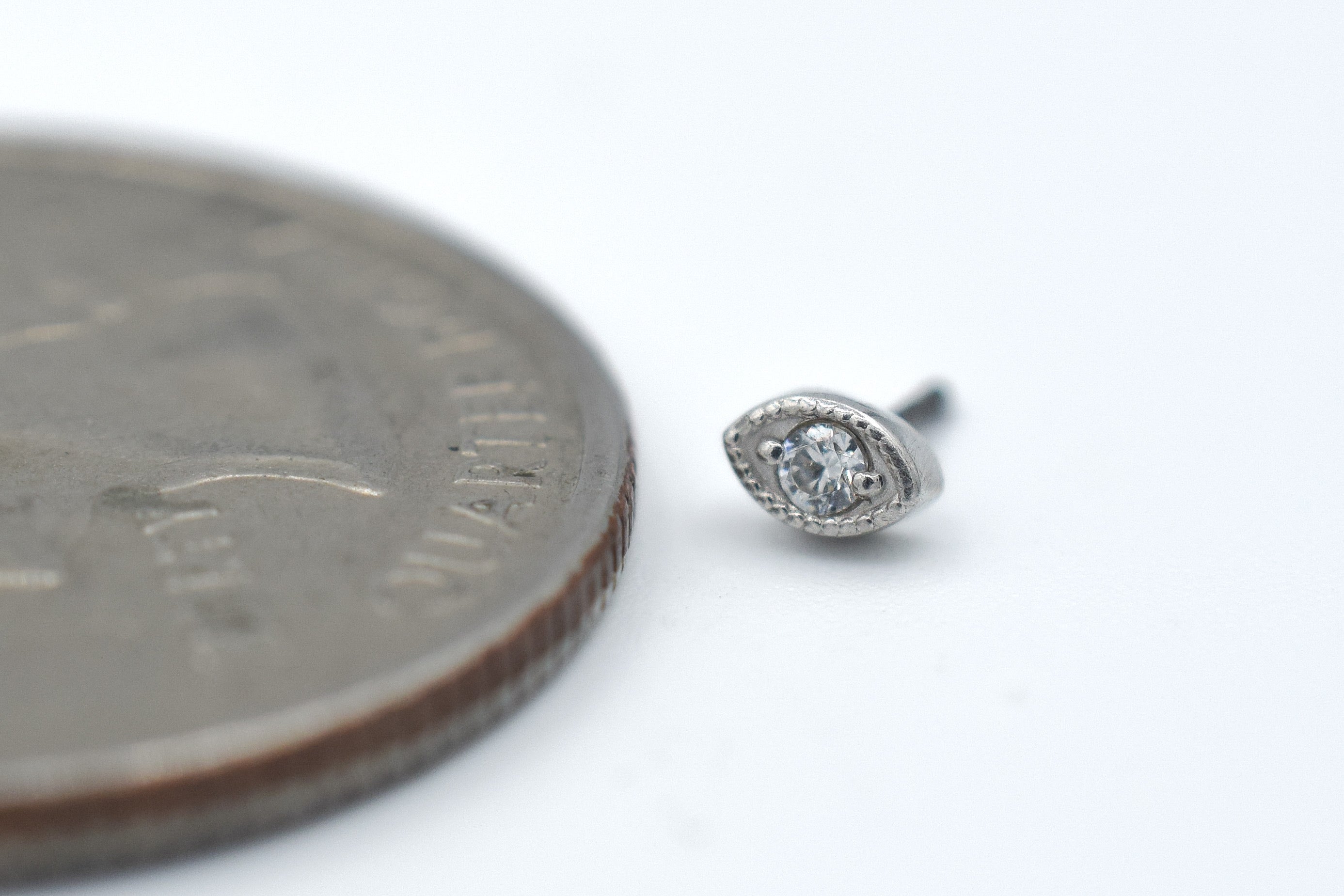 Beaded Marquise by Divinity Metals