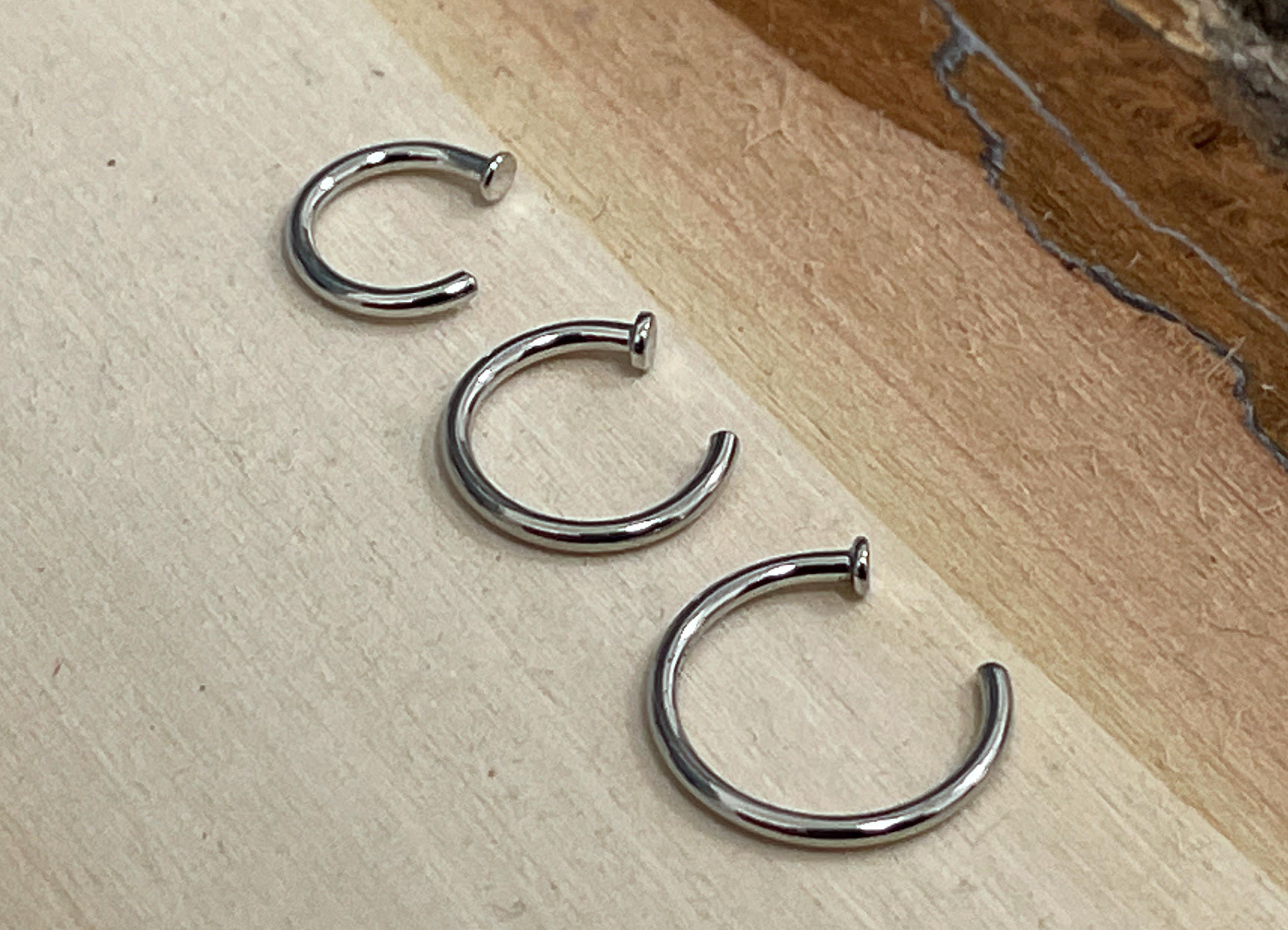 Stainless Steel Nostril Nail by Anatometal