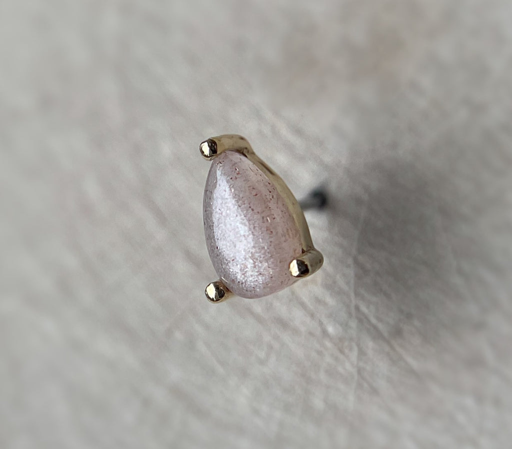 Sunstone Pear by Buddha Jewelry Organics