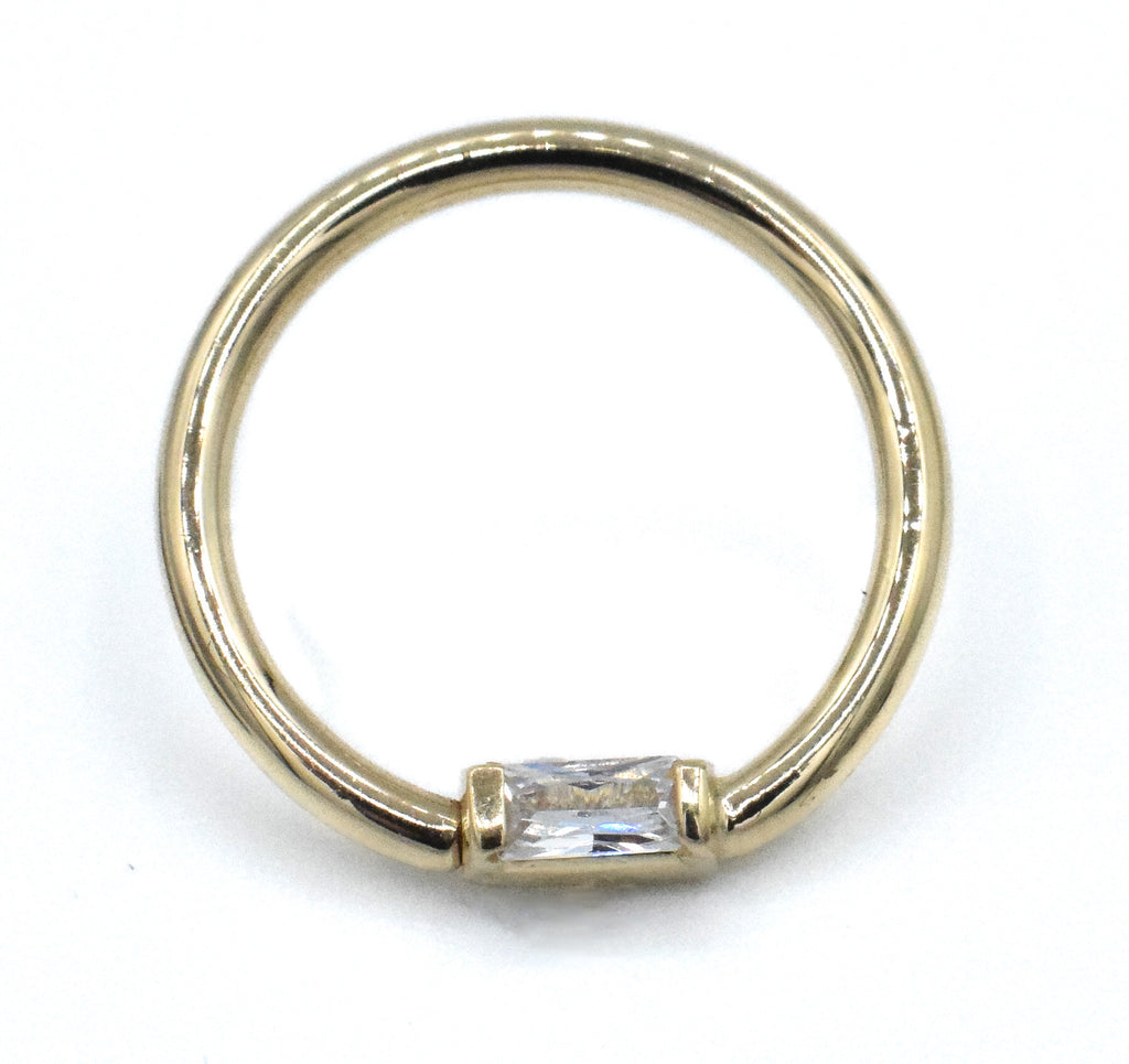 Seam Ring w/ Fixed Baguette by NorVoch