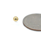 Threadless Gold Bead