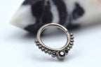 Titanium Samaya Haute Couture Seam Ring (HSMR-F) by Leroi