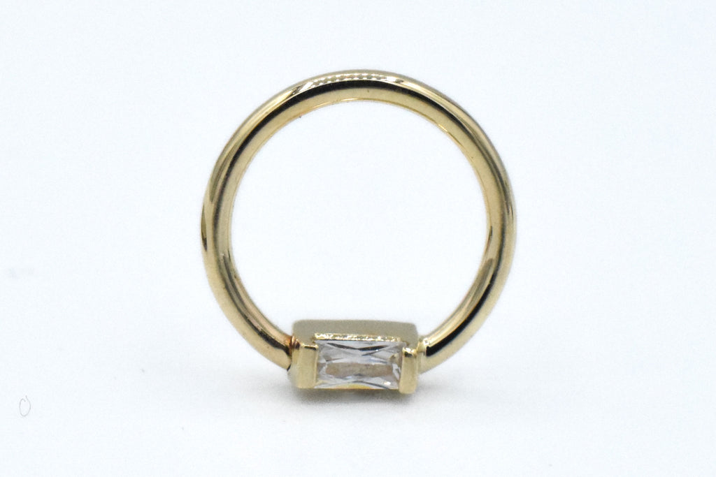 Seam Ring w/ Fixed Baguette by NorVoch