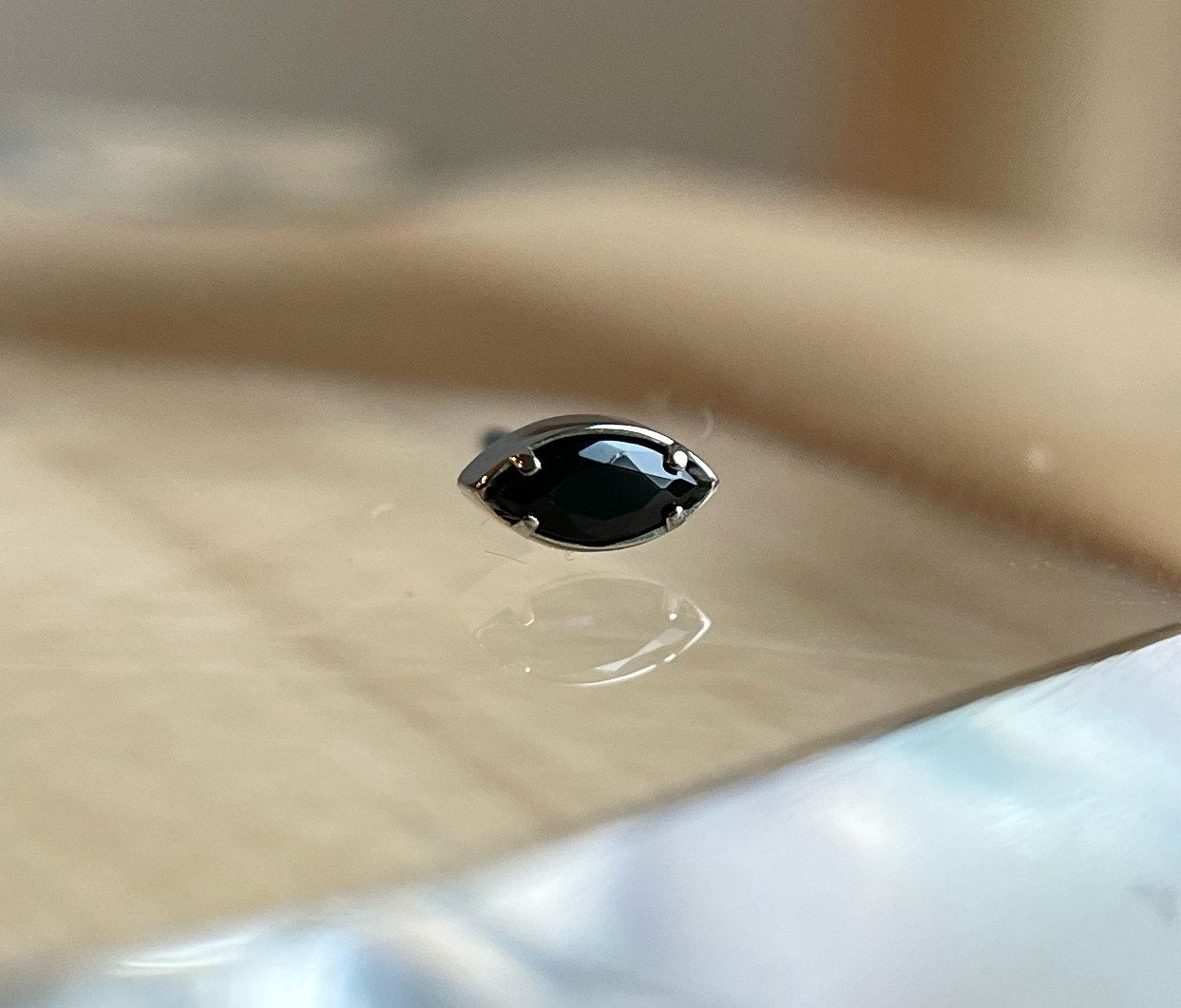 Titanium Single Marquise by Anatometal (ALL COLORS)