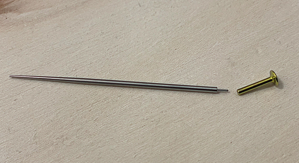 Pin Taper for Jewelry Insertion
