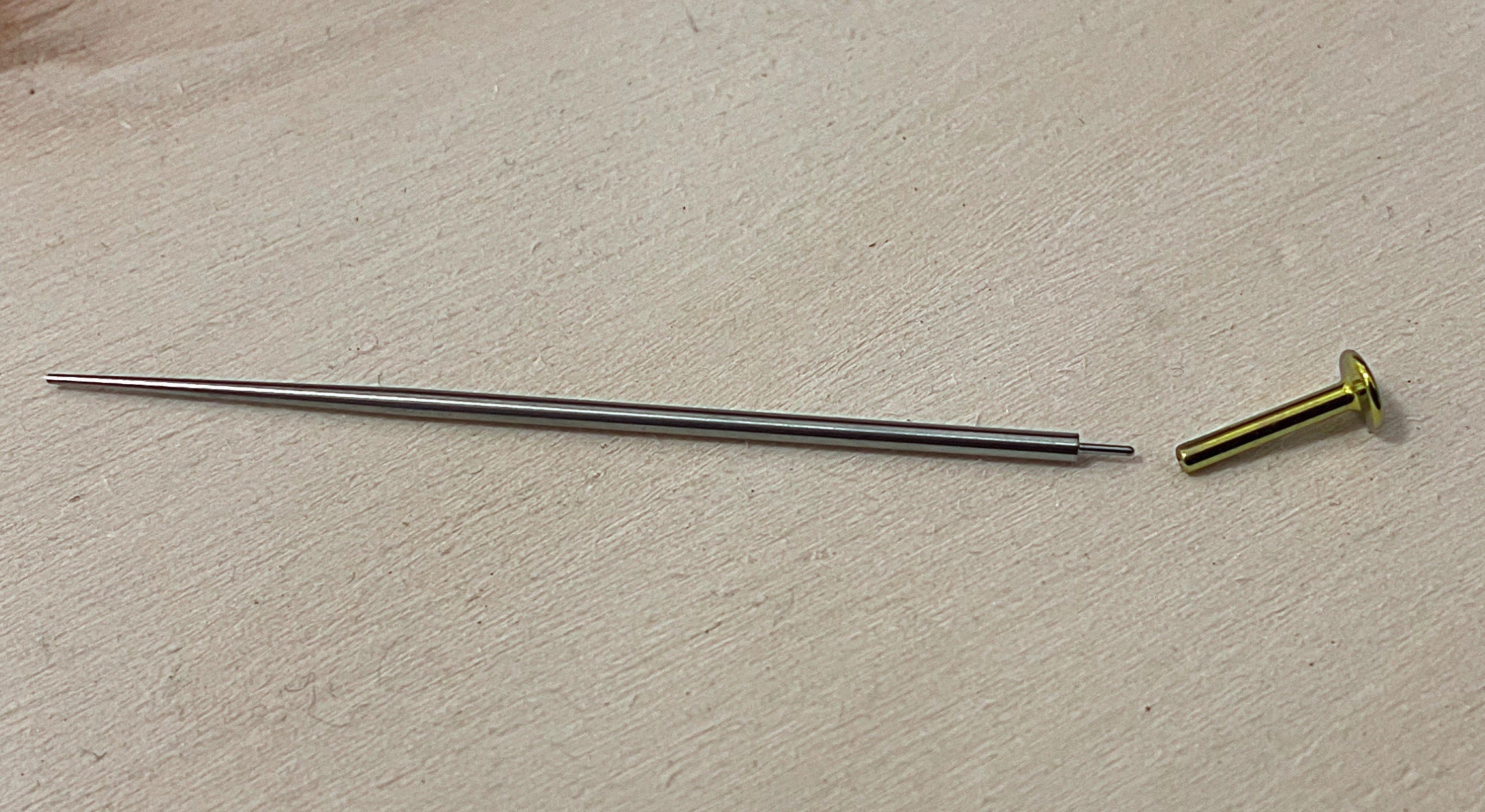 Pin Taper for Jewelry Insertion