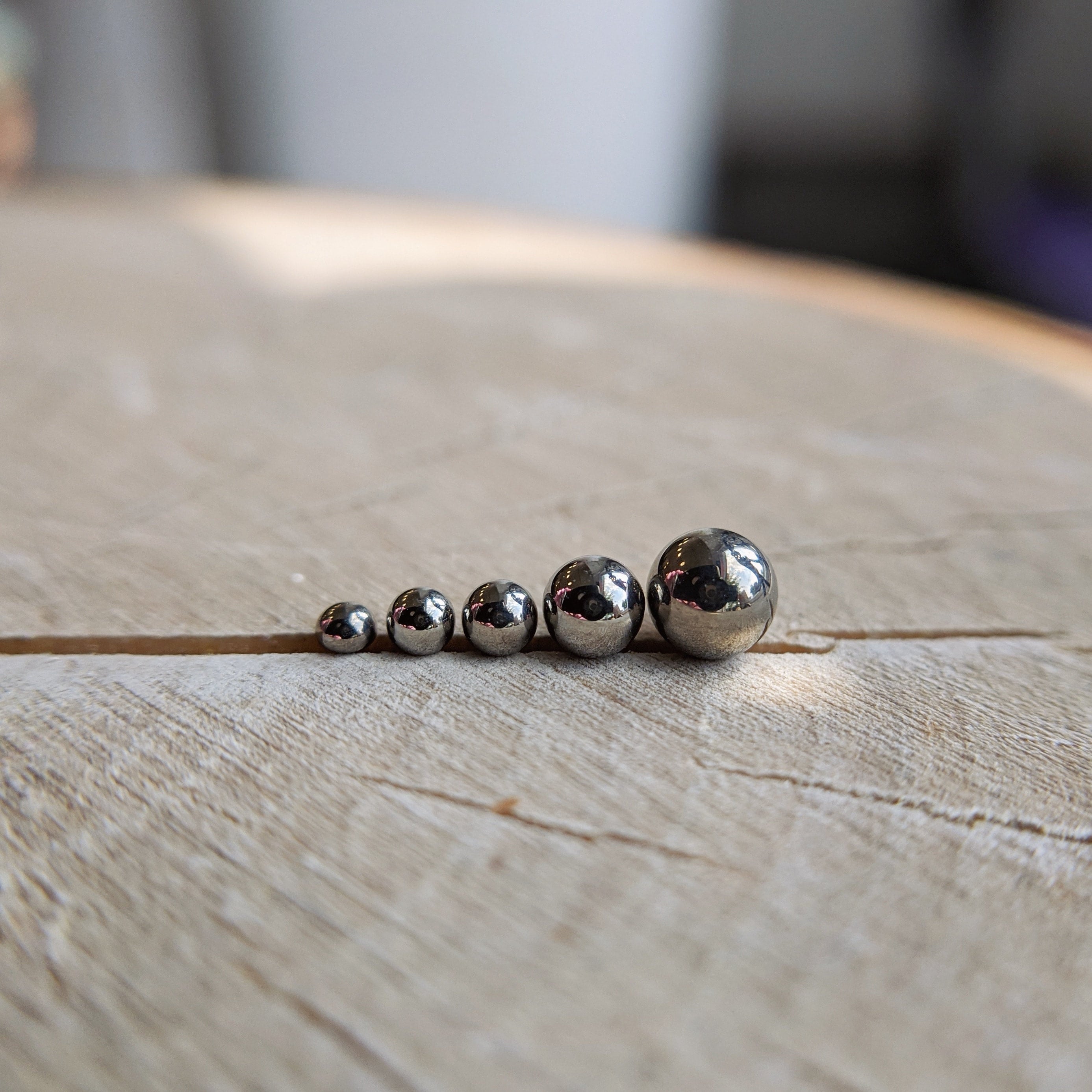 Threadless Titanium Ball by NeoMetal