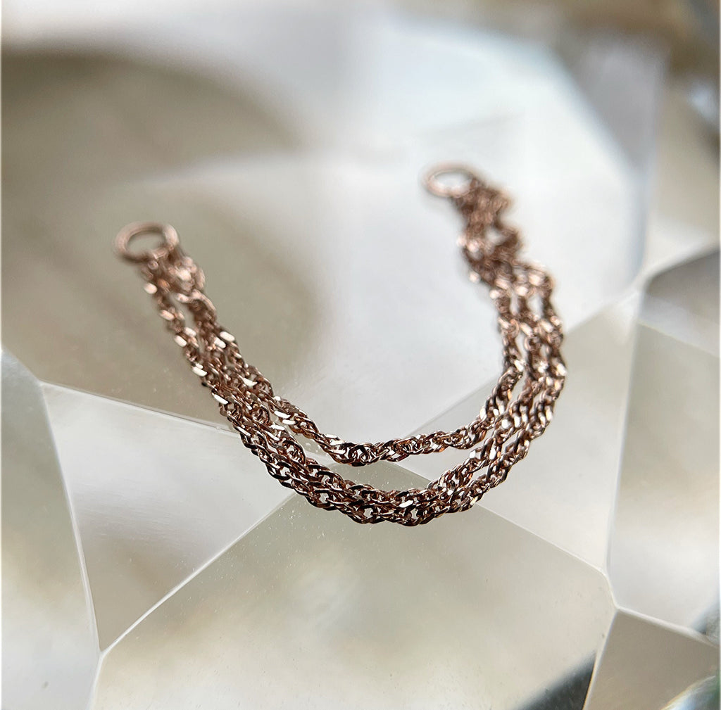 Triple Singapore Chain by Hialeah Fine Jewelry