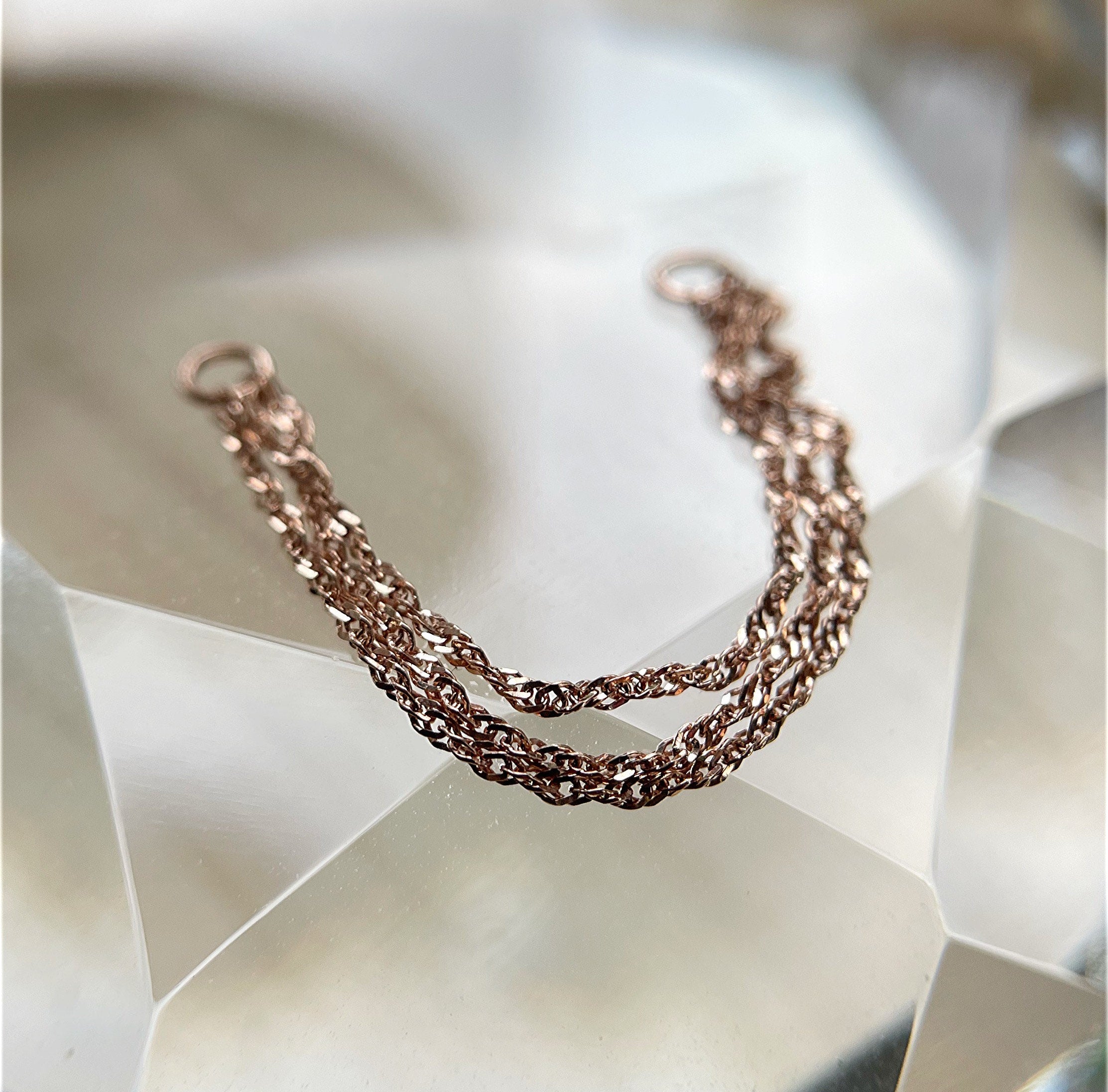 Triple Singapore Chain by Hialeah Fine Jewelry