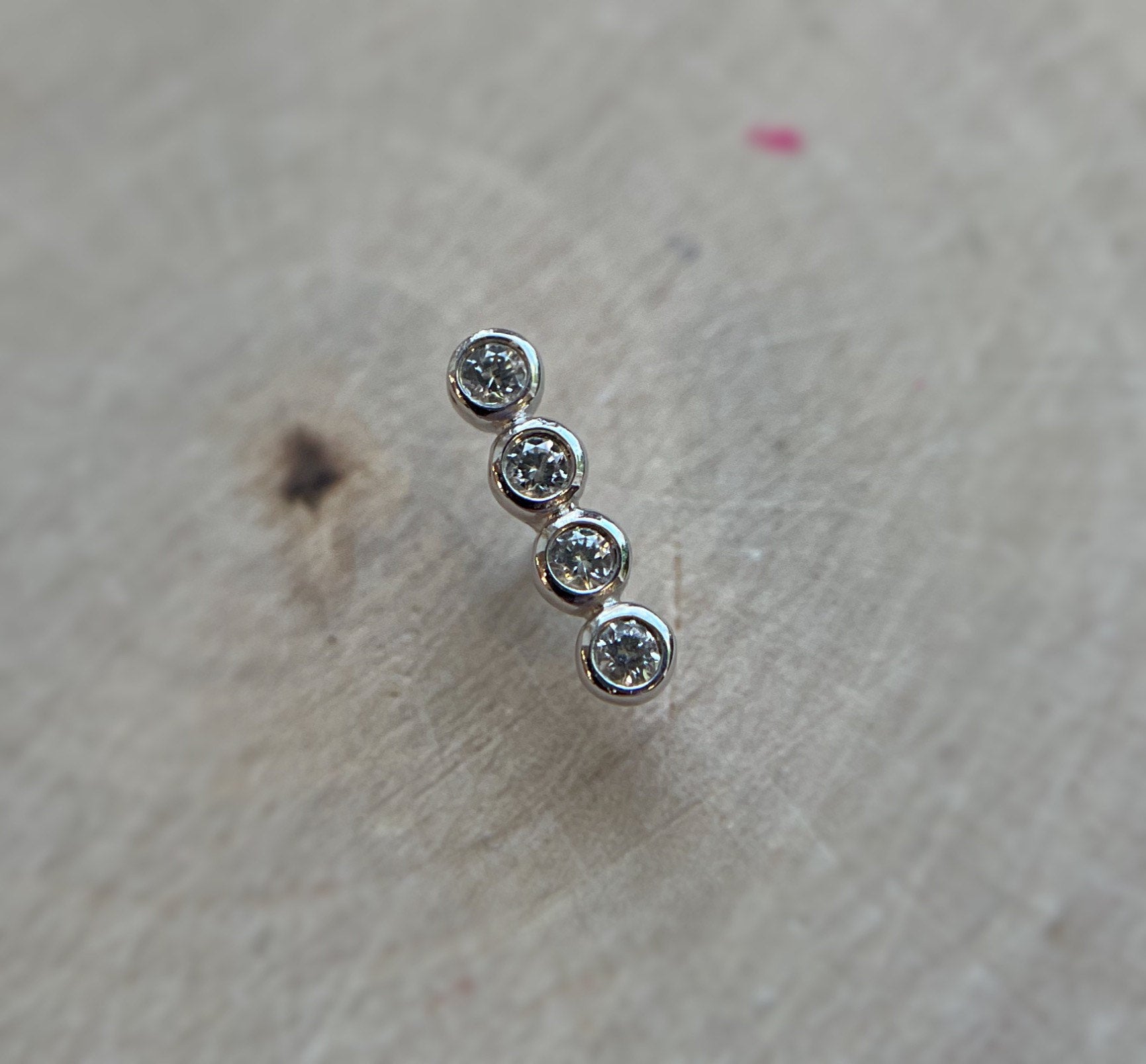 Gretchen by Junipurr (Four Gem Line Cluster)