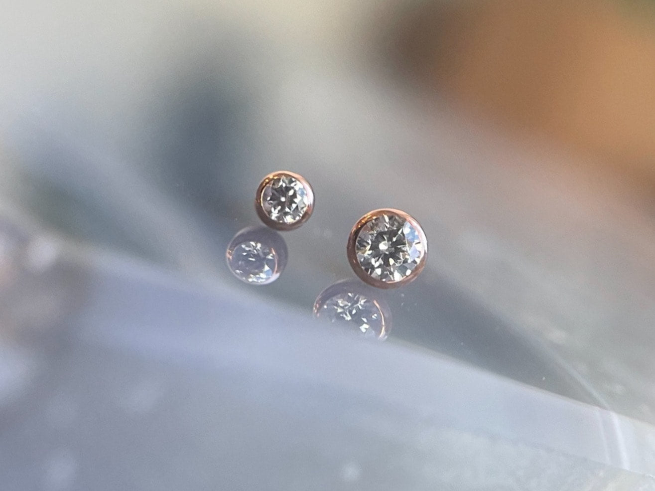 Genuine Diamond Bezel by Body Gems