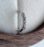 5 Gem Seam Ring by Kiwi Diamond