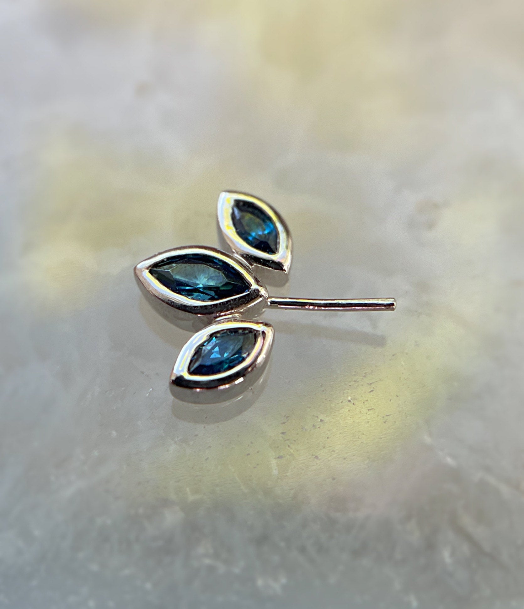 Holloway (Side-Set Marquise) for Nipple Bars by Junipurr