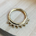 Gold Tri-Bead Clicker by Junipurr