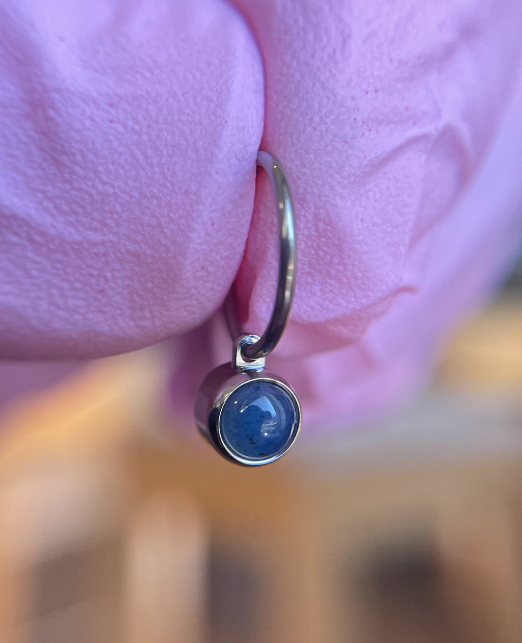 Titanium Dangle Charm for 20g Rings by Industrial Strength