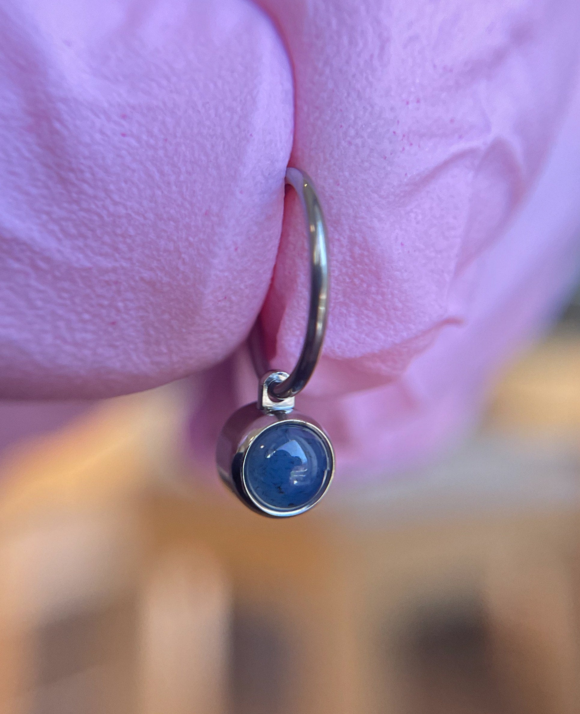 Titanium Dangle Charm for 20g Rings by Industrial Strength