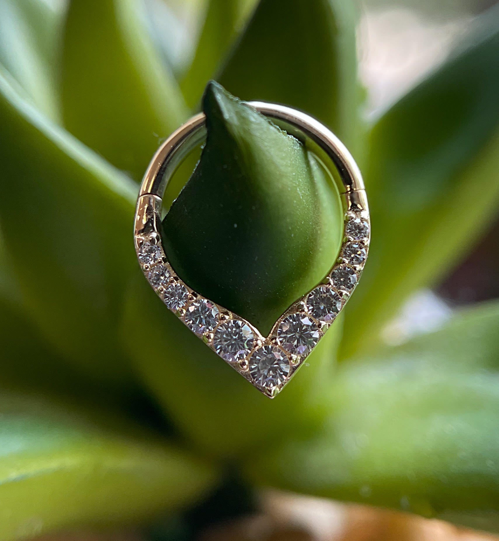 CZ Rise & Shine Clicker by Buddha Jewelry