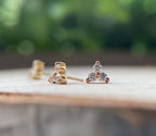 Gold Trinity CZ by Junipurr