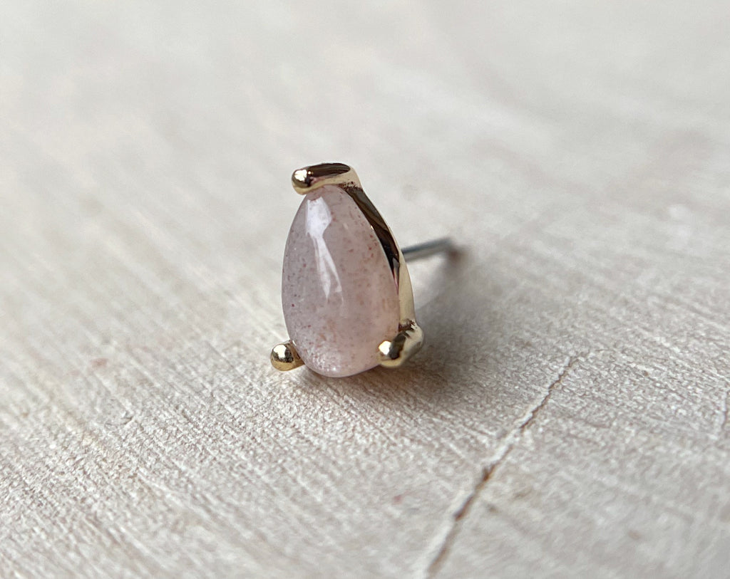 Sunstone Pear by Buddha Jewelry Organics