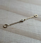 Round Center CZ Chain 20mm by Buddha Jewelry