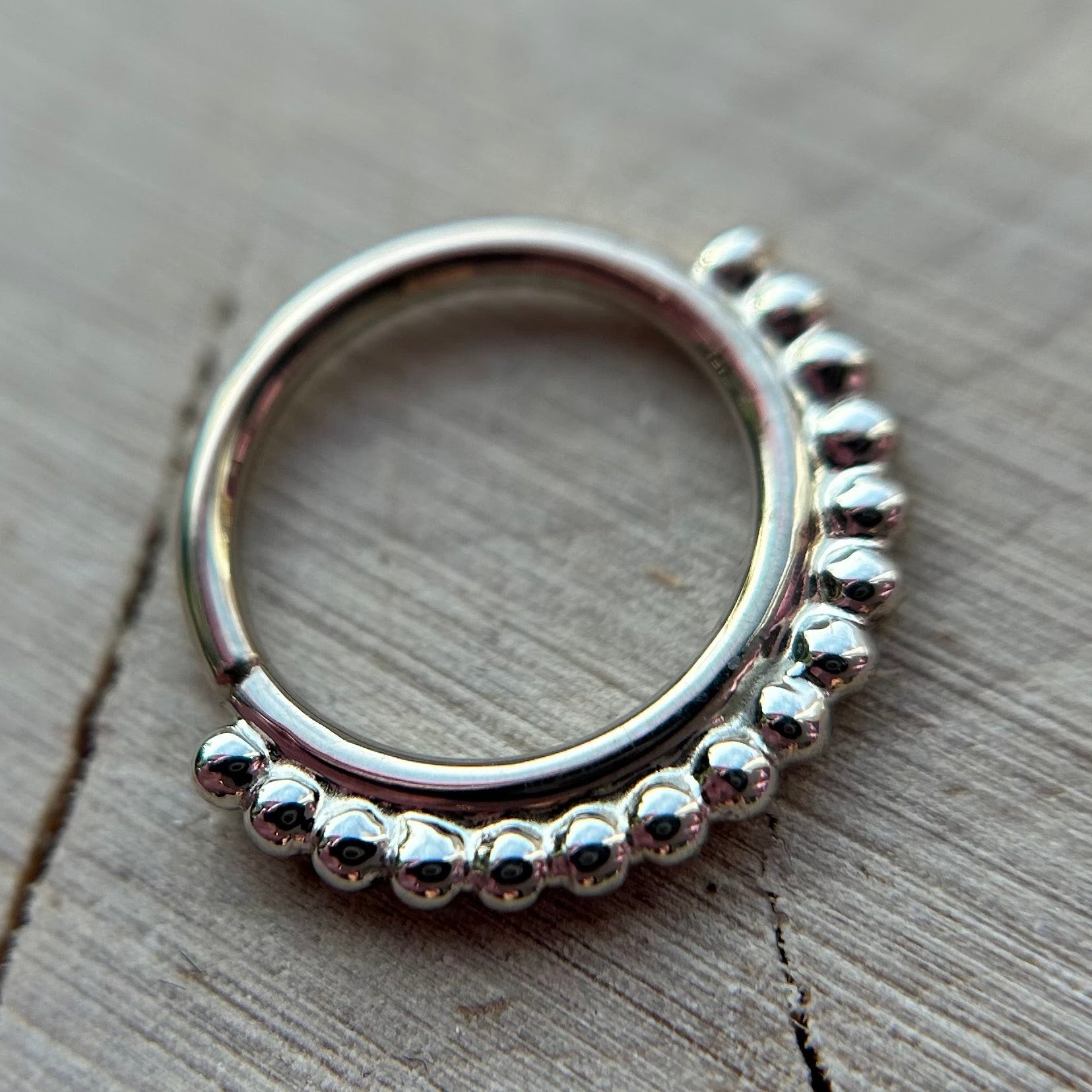Beaded Seam Ring By NorVoch