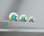 Aurora Borealis CZ Prong by NeoMetal