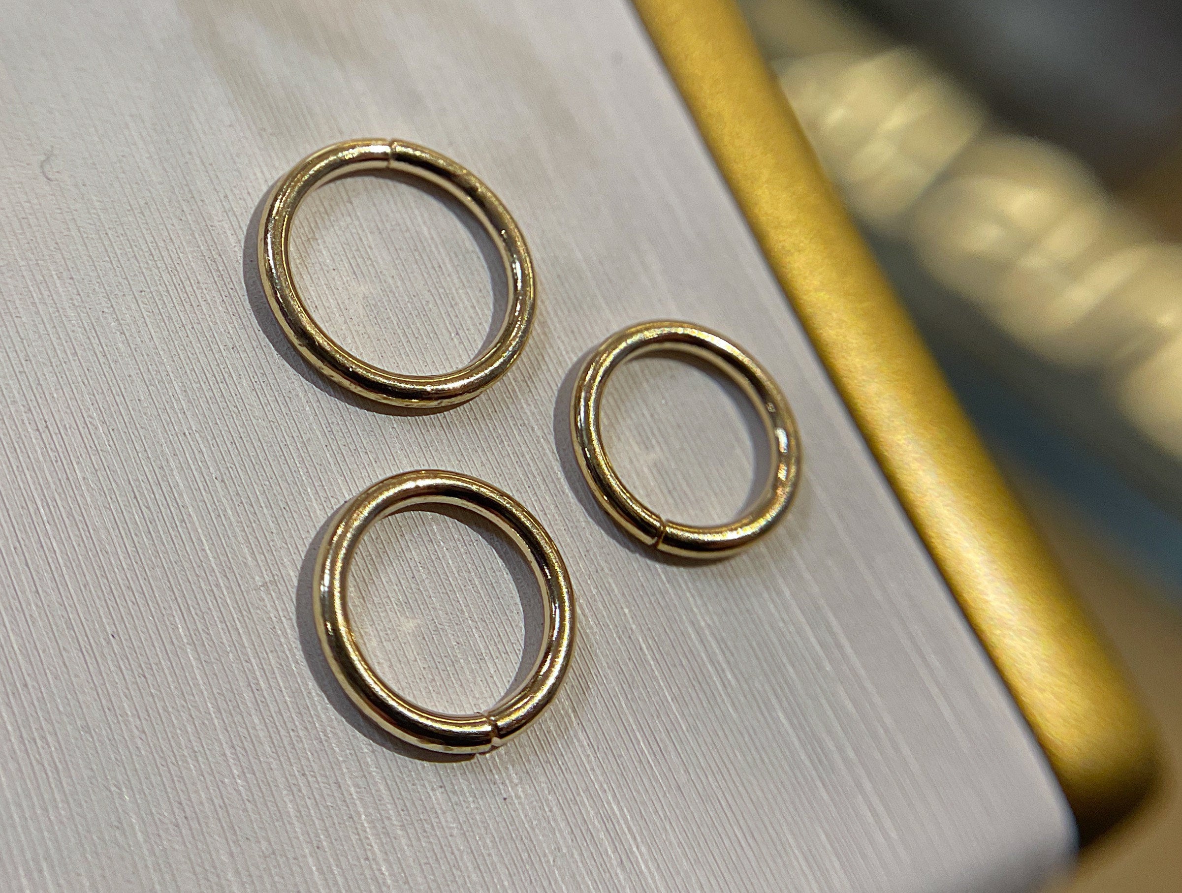 16g Gold Seam Ring by Body Gems
