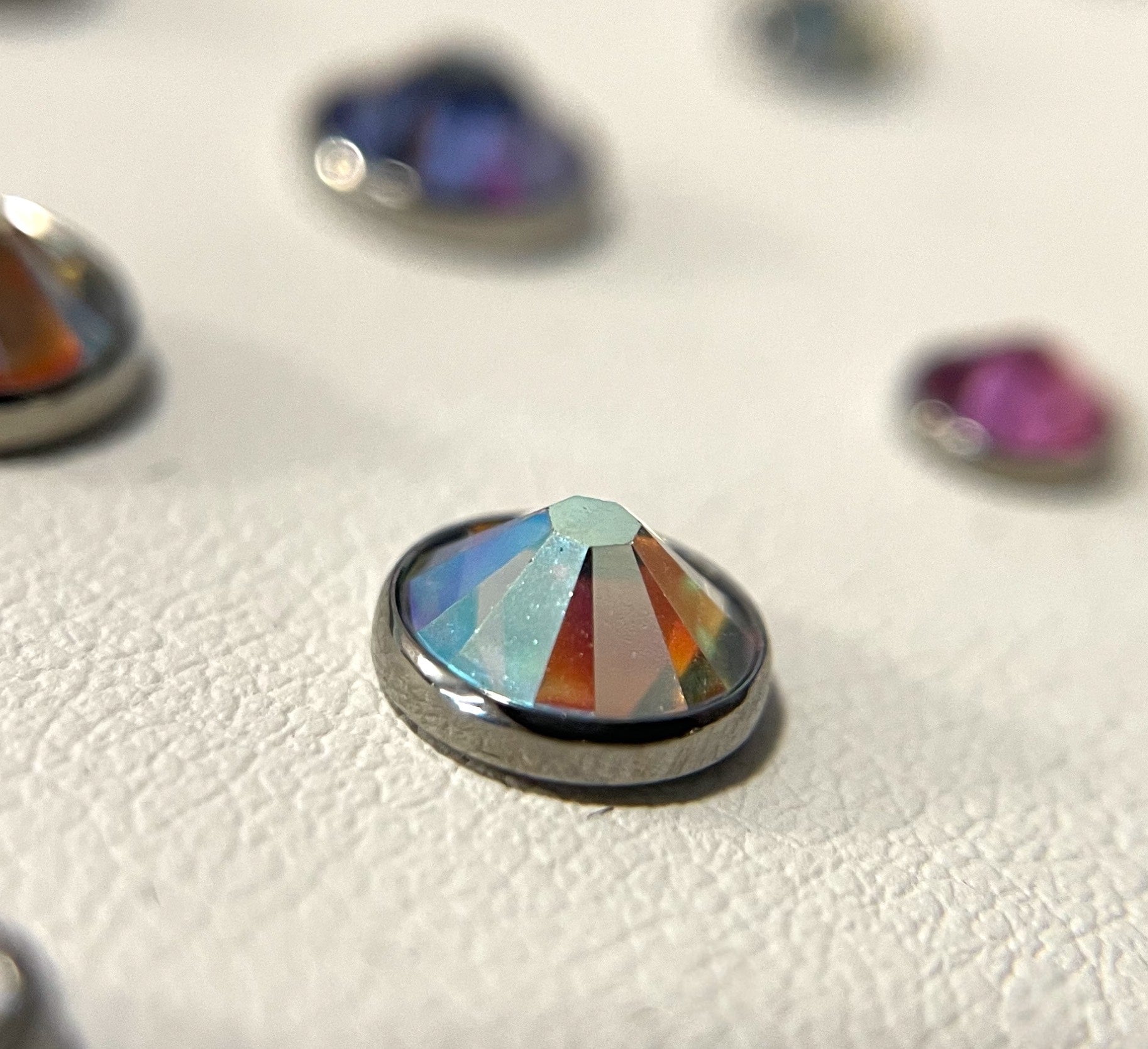 14g Flat Faceted Gems by Industrial Strength