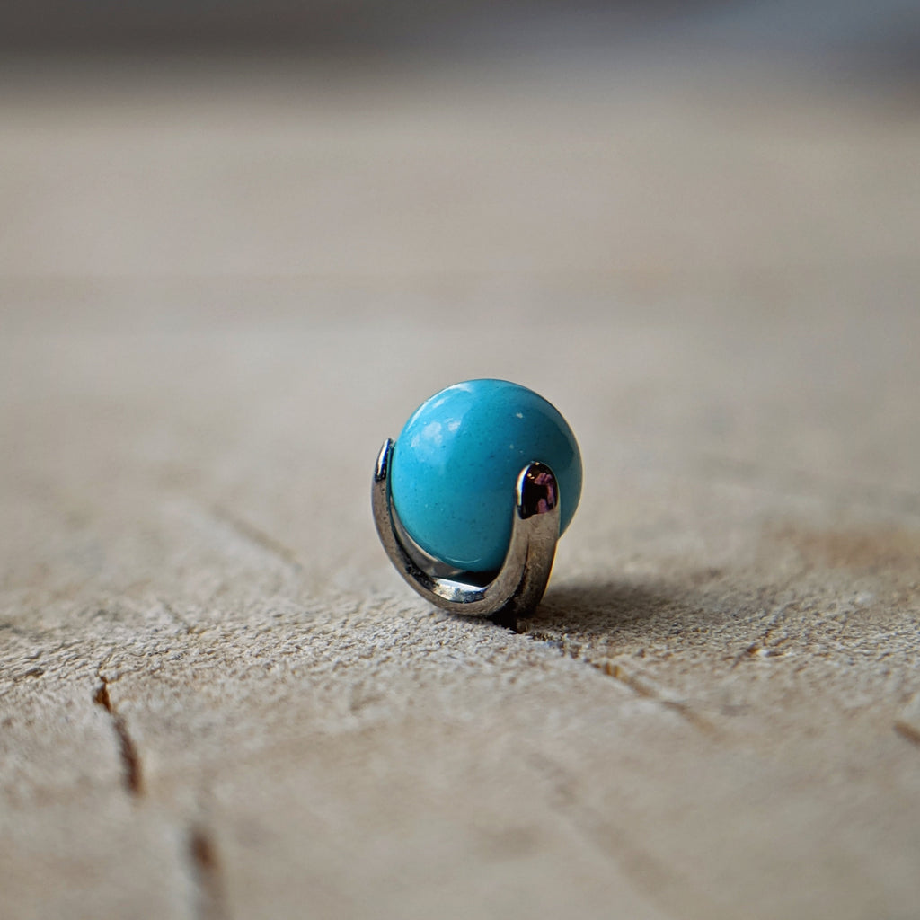 Prong-Set Opals & Stones (3mm Threadless) by People's Jewelry