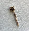 Yellow Gold Ball Chain Dangle by Kiwi Diamond
