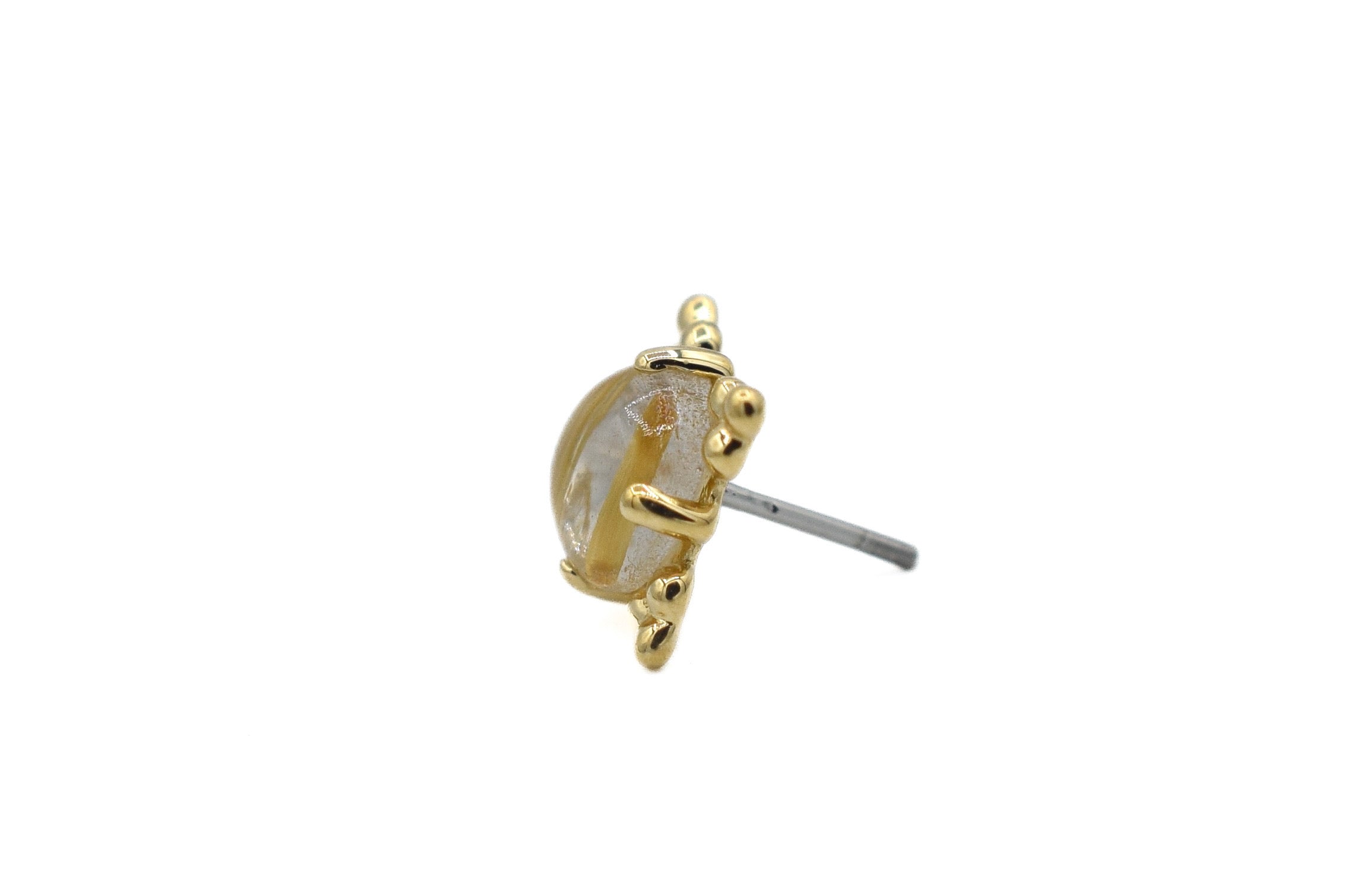 Zia with Rutilated Quartz by Anatometal