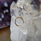 18g Rose Gold Seam Ring