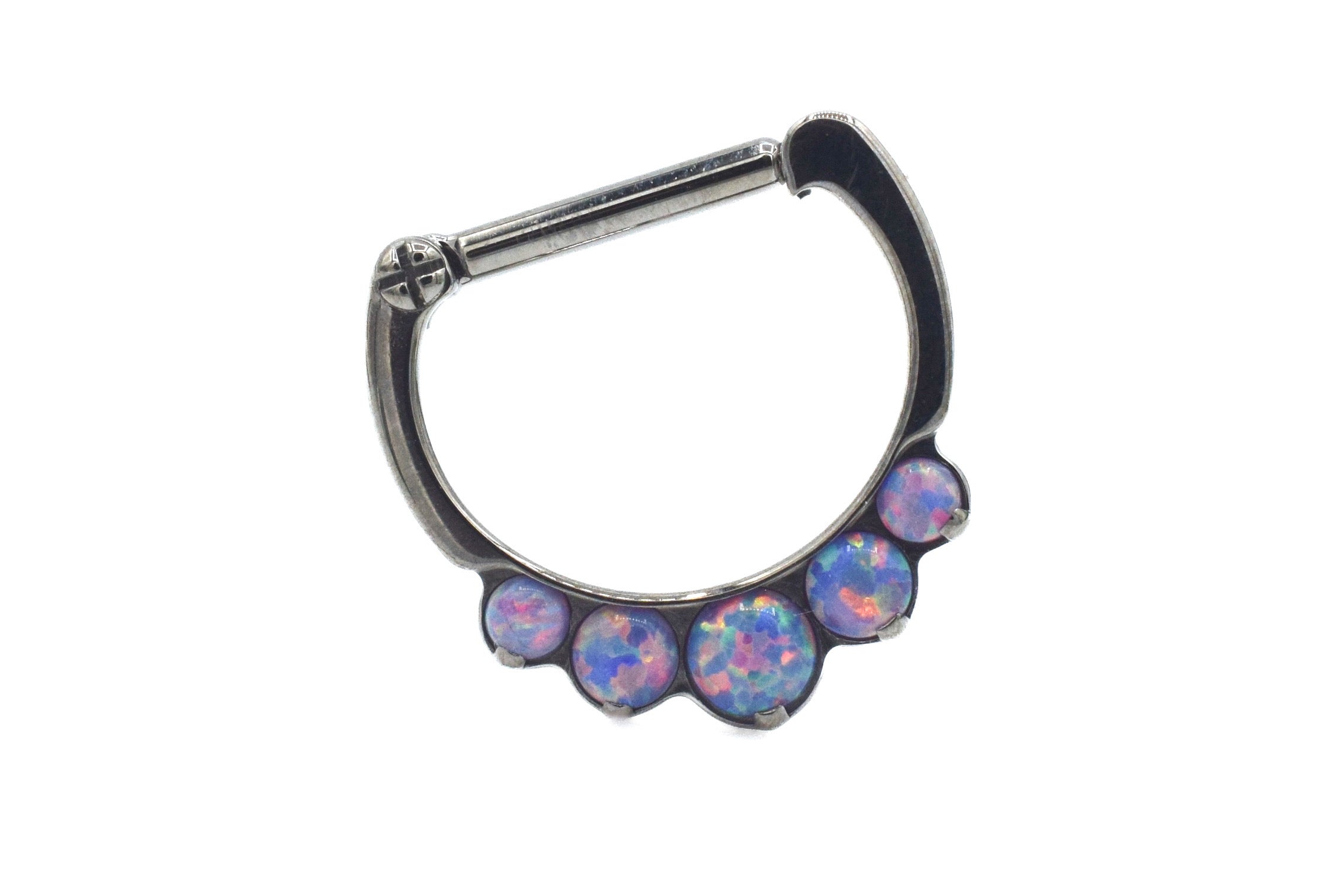 5-Gem Odyssey Daith / Septum Clicker by Industrial Strength