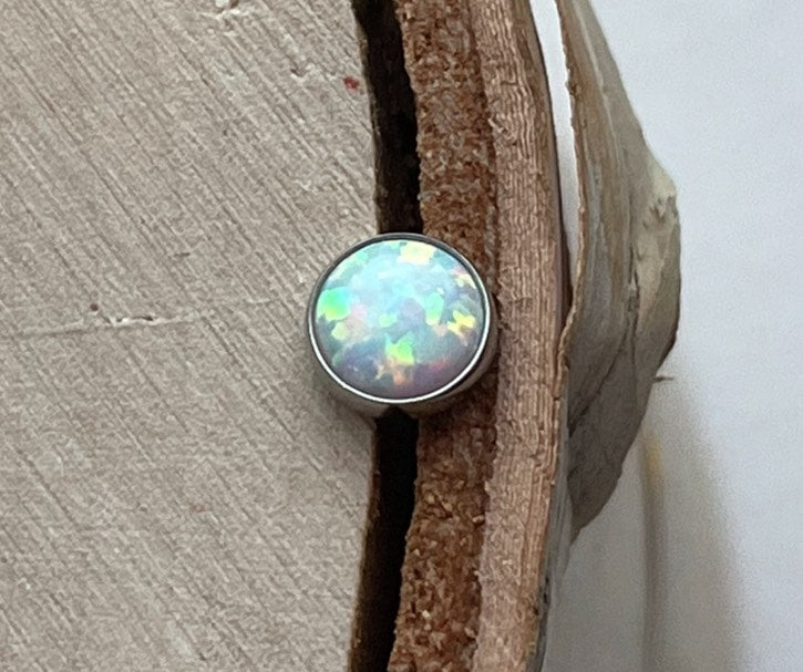 14g Threaded Opal Cabochon